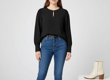 bluzki z dekoltem v plus size: Next, Жіноча блуза, розмір XL