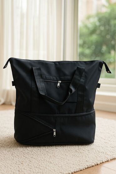 Шопперы: Сумка-шоппер с принтом парусника, плывущего по морю с видом на горы — 22