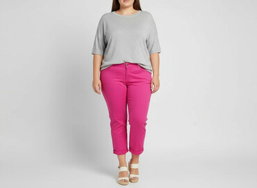 czerwone szorty damskie obcisłe: 3/4 Trousers for women, size 4XL