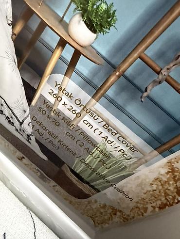 diamond home tekstil: Yeni Böyüklər üçün İki nəfərlik Kətan Pastel dəsti — 2