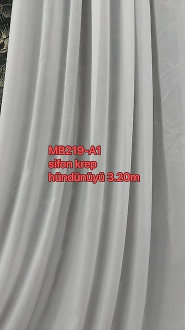 sap: Model: AXP0239A (2, 3, 4) Təsvir: - Zərif tül pərdə parçası – şəffaf — 2