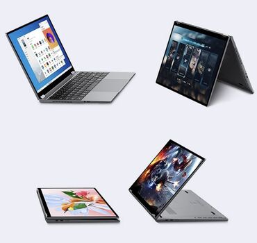 ноутбук с сенсорным экраном: Трансформер, 12 ГБ ОЗУ, Intel Celeron, 13.5 ", Б/у, Для несложных задач, память SSD