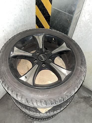 Колеса в сборе 225 / 45 / R 17, Зимняя шипованная, Б/у, Комплект, Легковые, Литые, отверстий - 5