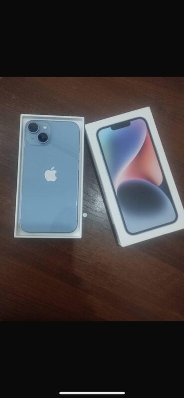 Apple iPhone: IPhone 14, Б/у, 128 ГБ, Голубой, 87 %