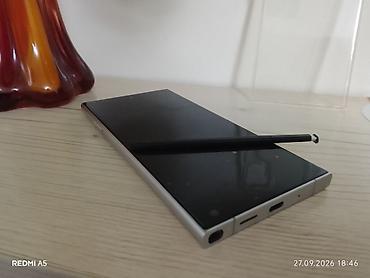 часы бен тен: Samsung Galaxy S24 Ultra, Колдонулган, 256 ГБ, түсү - Ак, 2 SIM — 6