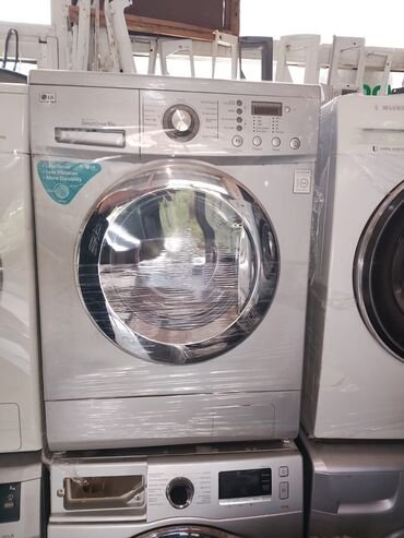 бу стиральные машины: Paltaryuyan maşın LG, 10 kq-dan çox, Avtomat, Qurutmasız, Kredit yoxdur