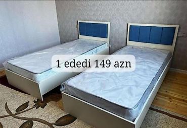 Çarpayılar: Yeni, Təknəfərlik çarpayı, Bazasız, Matras ilə, Siyirməsiz — 1