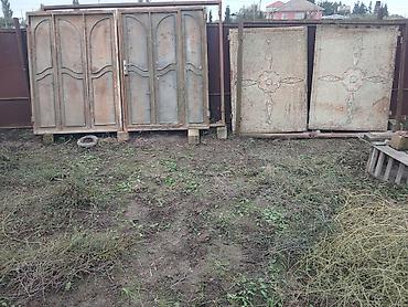 asma tavan ustasi: İşlənmiş Dəmir Həyət darvazası, Yana açılan, Mexaniki, Qapı ilə, rəng - Boz, Kredit yoxdur, Ünvandan götürmə — 3