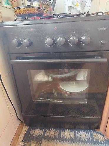 elektrikli qaz plitesi: Qaz plitəsi Ayrıca dayanan, 4 gözlü, İşlənmiş — 1
