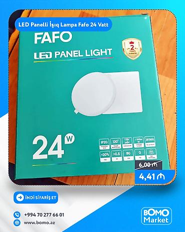Digər lampalar: 🔥 LED Panelli İşıq Lampa Fafo 24 Vatt ✅ Marka: Fafo ✅ Gücü: 24 Vatt ✅ — 1