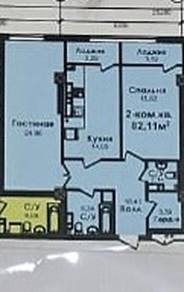 псо центр: 3 комнаты, 82 м², Технопарк Элитка, 15 этаж, ПСО (под самоотделку) — 2