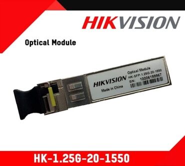 Modemlər və şəbəkə avadanlıqları: Hikvision Optil modul SFP 1.25G-20-1550 İş temperaturu 0~70˚C Saxlama