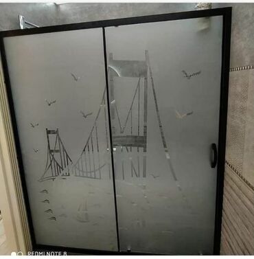 Duş kabinaları, arakəsmələr: Yeni Üstü açıq kabina, Künc üçün, Pulsuz çatdırılma — 13