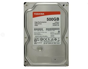 купить диск для компьютера: Маалымат алып жүрүүчү, Колдонулган, Toshiba, HDD, 512 ГБ, 3.5", ПК үчүн