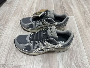 Кроссовки и спортивная обувь: Мужские кроссовки, 45, Asics, Новый, цвет - Серый, Самовывоз — 8