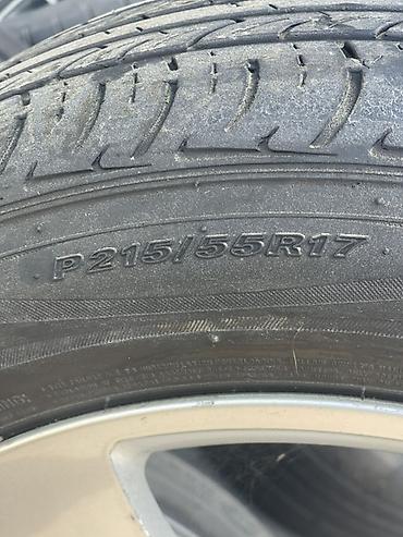 Təkərlər: P215/55R17 ölçülü yay/yol şinləri dəsti - Ölçü: P215/55R17 (17 düym — 2