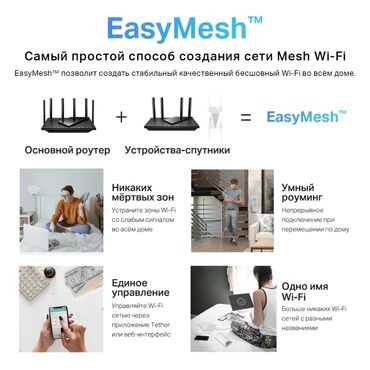 Модемы и сетевое оборудование: Tp-link Archer AX80 супер роутер. Двухдиапазонный Wi‑Fi роутер AX6000 — 8