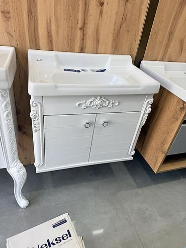 deco dcm48: Раковина для ванной, Особенности: Глянцевое, Материал: Керамика, Размер: 60 — 1