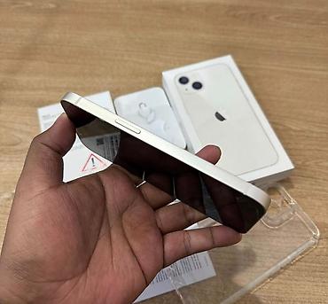 ayfon ikis: IPhone 13, 128 GB, Starlight, Zəmanət, Simsiz şarj, Face ID — 2
