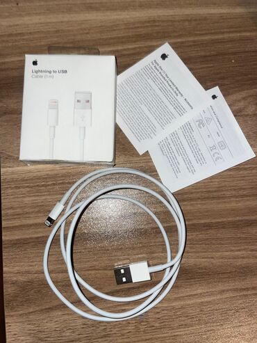 kabel aux: Original Iphone USB type-A. Heç istifadə olunmayıb, yanlış sifariş