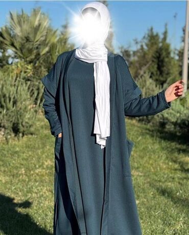 Hicab: Hicab paltarları. Panço, makaronka don, yupka dəst, anqorka geyim — 23