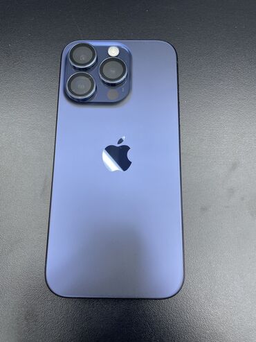 цены айфонов в бишкеке: IPhone 15 Pro, Б/у, 128 ГБ, Blue Titanium, Кабель, Коробка, 91 %