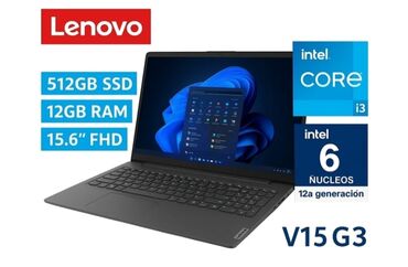 не рабочие ноутбуки: Ноутбук, Lenovo, 12 ГБ ОЗУ, Intel Core i3, 15.6 ", Б/у, Для несложных задач, память SSD