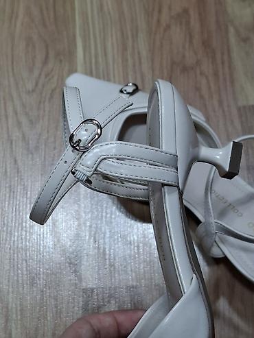 Basanoşka və səndəllər: Aldo, Ölçü: 36, rəng - Bej, Yeni — 3