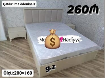 çarpayı ikinci el: Çarpayı rəng seçimi var matras 🎁