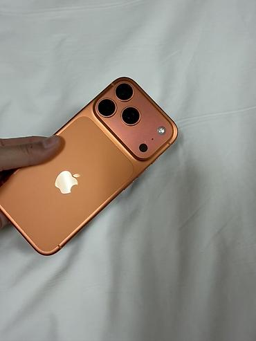 iphone 12 mini: IPhone 17 Pro, Б/у, 256 ГБ, Оранжевый, Зарядное устройство, Защитное стекло, Чехол, 100 % — 1
