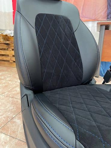 Чехлы и накидки на сиденья: Чехлы Тканевые, цвет - Черный, Hyundai, Новый, Самовывоз — 11