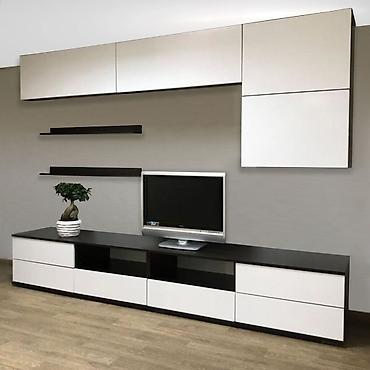 Кухонные гарнитуры: Кухонный гарнитур, цвет - Серый, МДФ — 19