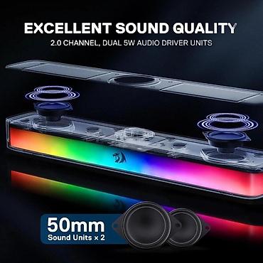 mikrofon kalonka: Redragon GS515 Neo RGB Stereo Gaming Speakers 🟢 Rəsmi iş yeri olan və — 3