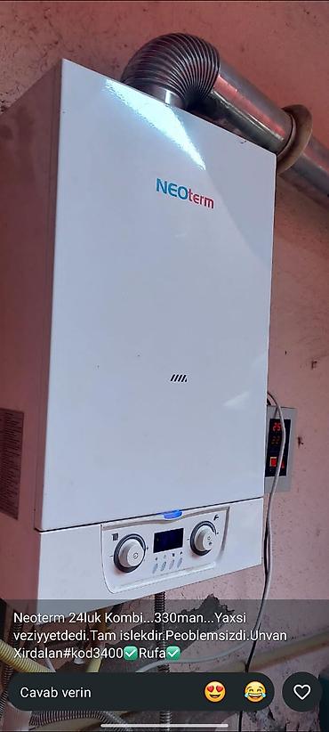 Отопление и нагреватели: NEOterm 24 kW kombi qazan - Divara quraşdırılan qazla işləyən kombi - — 1