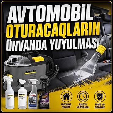 Автоуслуги: Avtomobil oturacaqlarının ünvanda yuyulması xidməti - Hipoallergen və — 1