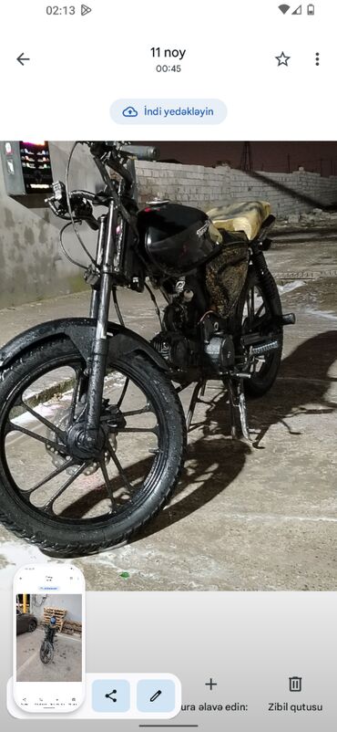 Motosikletlər: Tufan - M50, 50 sm3, 2023 il, 44444 km — 9