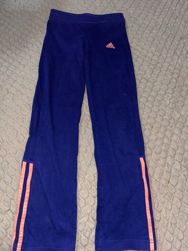 zara trenerke za devojcice: Adidas, Flared trousers, 134-140, color - Purple