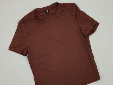brązowy t shirty damskie: T-shirt, Shein, L, stan - Bardzo dobry