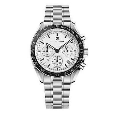 Ručni satovi: PAGANI DESIGN PD-1701 -40mm-Bela-Omega Speedmaster Moonwatch Potpuno — 15