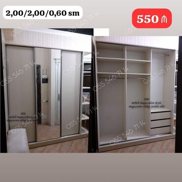 Dolablar: Yeni, 5 qapı Düz dolab, Qarderob, paltar dolabı lalafo.az -da Dolablar: Yeni, 5 qapı Düz dolab, Qarderob, paltar dolabı