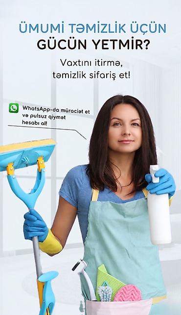 Təmizlik xidmətləri: Təmizlik | Mənzillər | Ümumi təmizlik — 1