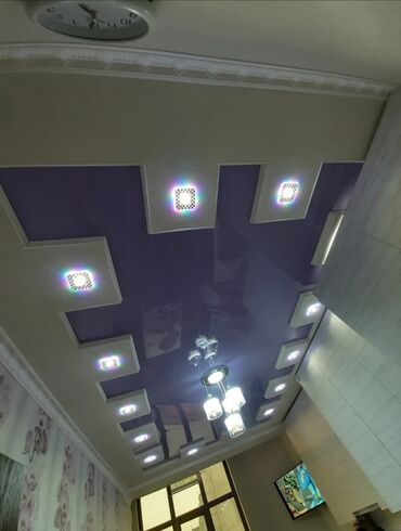 Натяжной потолок: Натяжной потолок Глянцевое, Матовое, 3D потолки Бесплатный замер, Гарантия, Монтаж — 27