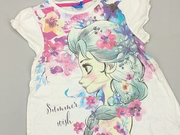 bluzki wizytowe bonprix: Bluzka, Disney, 9 lat, 128-134 cm, stan - Dobry