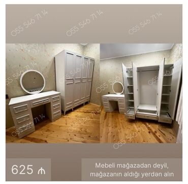 Dolablar: İkinəfərlik çarpayı, Dolab, Termo, 2 tumba, Yeni