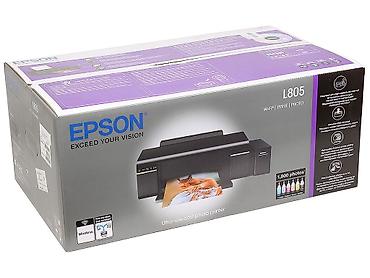 замена батарей: Фотопринтер Epson L805 с системой непрерывной подачи чернил. Модель — 2