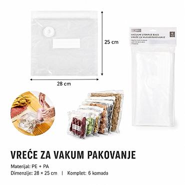 KMT Vakum kesa za hranu 2406371 Praktične vreće za vakum pakovanje