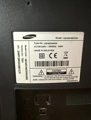 Телевизорлор: Samsung ue40deh6030 в отличном состоянии! Есть мелкие царапины, во — 2