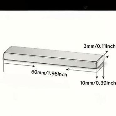 rucni nosko: Jaki neodimijumski magnetni šipkasti magneti 50x10x3mm T-32. CENA: 1 — 9