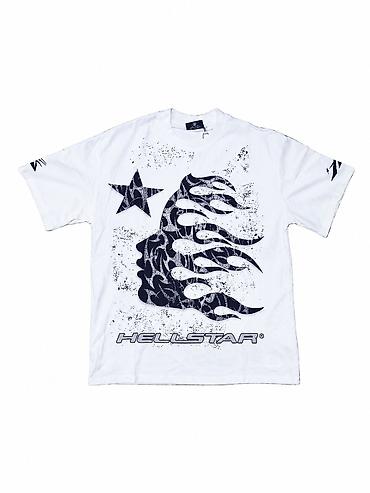 pull and: Футболка Hellstar Graphic Tee - Цвет: белый - Принт: крупный — 1