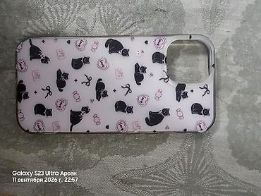 17 pro max mini: Айфон 15 Чехол для смартфона с рисунком «черные котики» - — 2